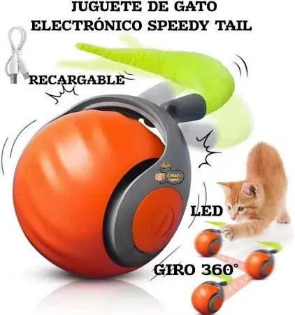 PELOTA INTERACTIVA PARA GATOS SPEEDY TAIL